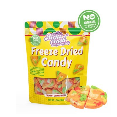 Замразяване на сушена хрупкава пица (естествен цвят)